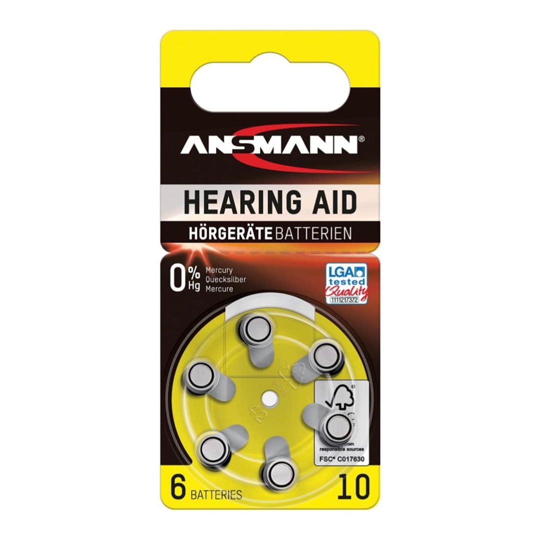 LongLasting Hearing Aid Batteries Hear Clear Hearing Aid