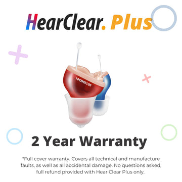 Hear Clear Plus - 2 Year Full Warranty